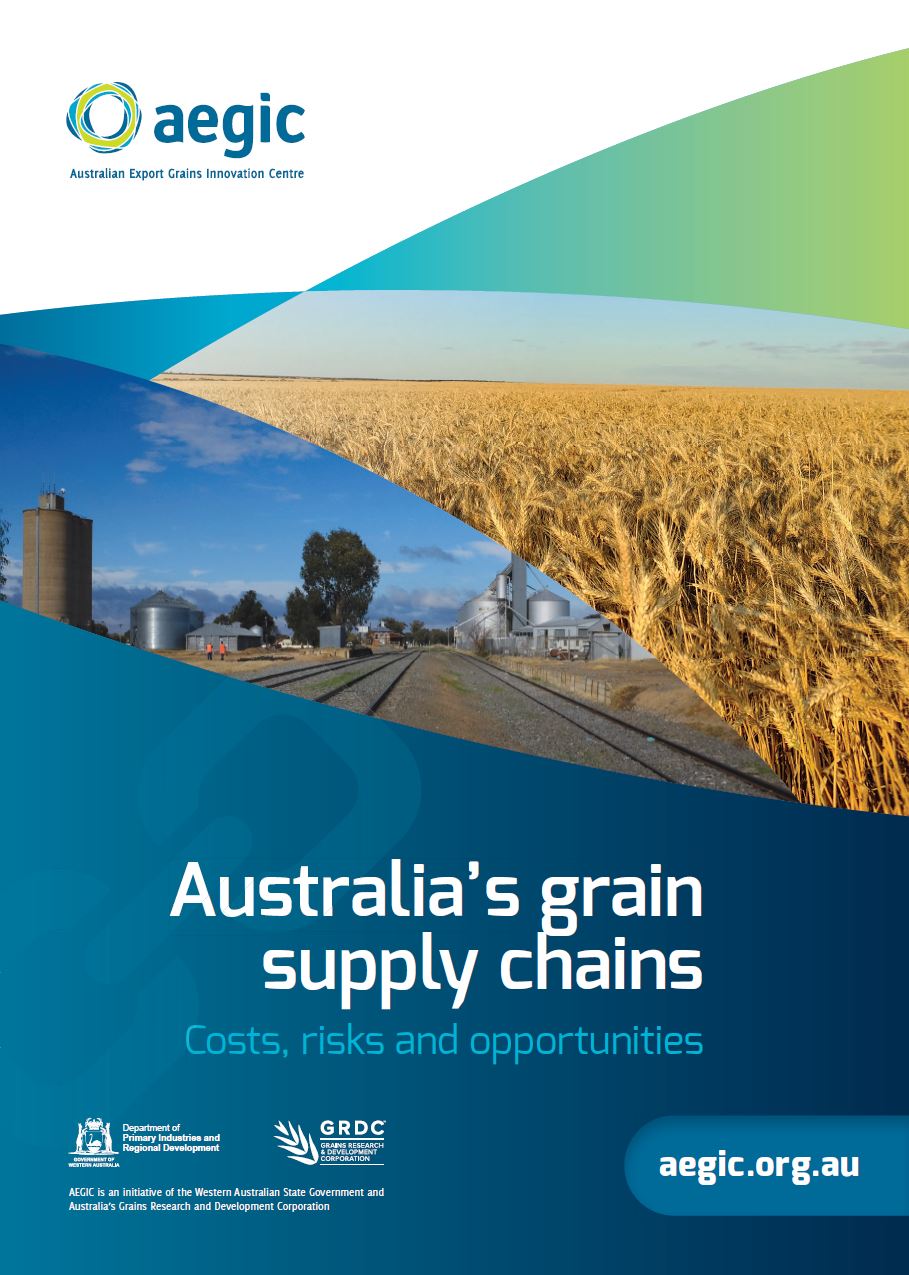 cover for Australia's grain supply chains report